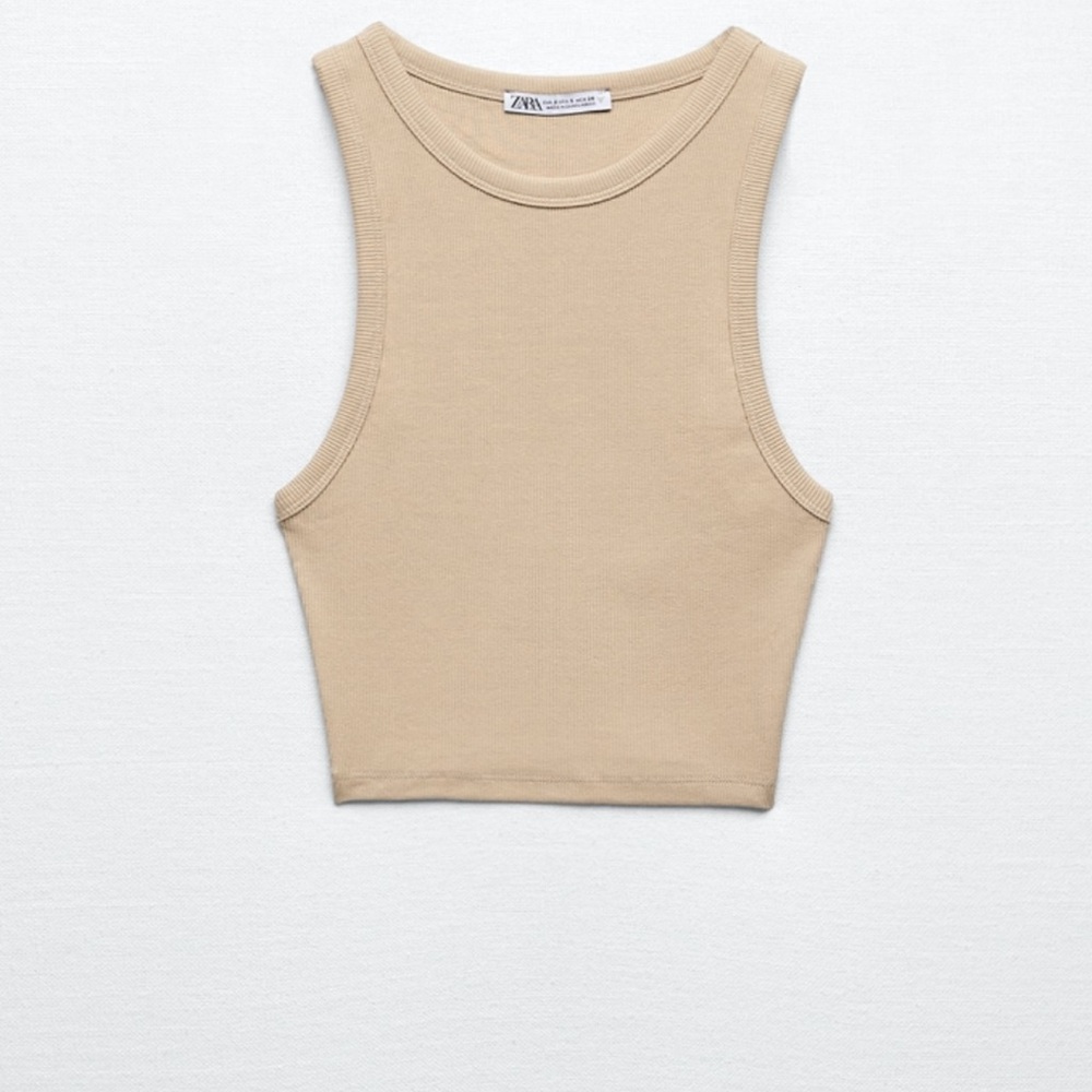 Zara ribbed tank
